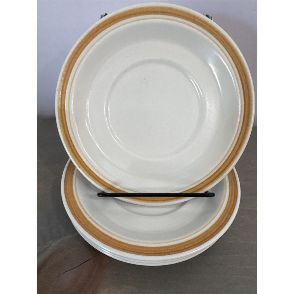 Royal Doulton ‘Cinnamon’ Tea Plates Set Of 4 1973 England